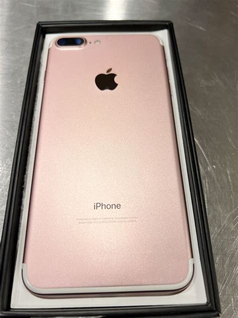 Apple IPhone 7 Plus A1661 Unlocked 256GB Rose Gold Good Used Condition