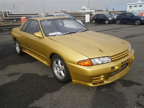 1991 Nissan Skyline Gt R Bnr32 Gold Upgraded Intercooler Aftermarket Muffler Hks Air Cleaner