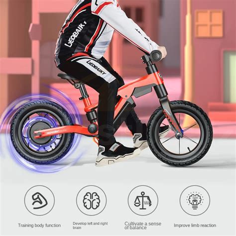 Kids Electric Balance Bike 250 W 24v 12 Powered Bicycle Child E Bike