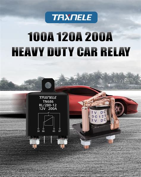 High Current Starting Relay A A V V Power Automotive Heavy