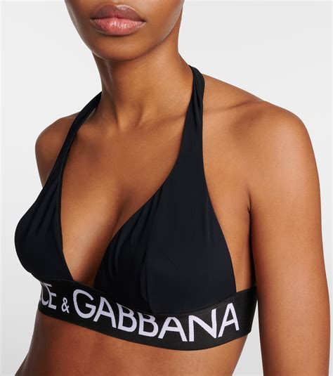 Logo Bikini In Black Dolce Gabbana Mytheresa