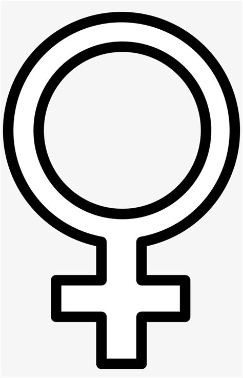 Open Female Symbol White Png Image Transparent Png Free Download On