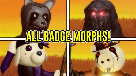 HOW TO GET ALL BADGES AND MORPHS IN ACCURATE PIGGY RP THE PIGGY