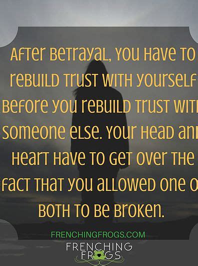 You Have To Learn To Trust Yourself Again Before You Can Rebuild Trust