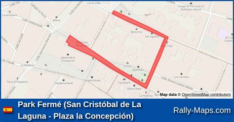 Park Ferm San Crist Bal De La Laguna Plaza La Concepci N Stage Map