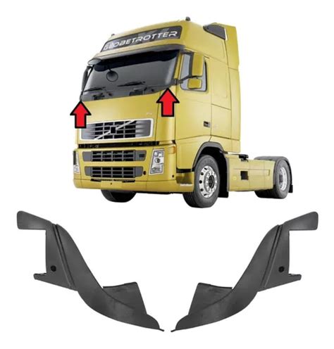 Acabamento Do Retrovisor Volvo Fh Fm 2004 Até 2014 Par