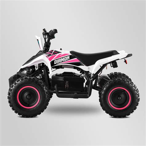 Pocket Quad Enfant Flip 800w Electrique Rose Smallmx Dirt Bike Pit