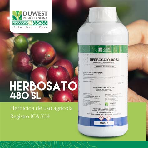 Herbicida Herbosato 480 SL X 1 Lt Croper