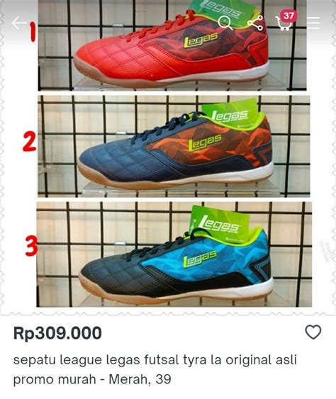 Sepatu Futsal League Legas Tyra Mantap Sehat Uk On Carousell