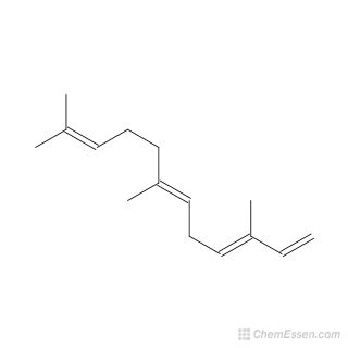 Alpha-Farnesene Structure - C15H24 - Over 100 million chemical ...