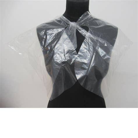 Disposable Clear Salon Shoulder Capes By Sec Pack Salon