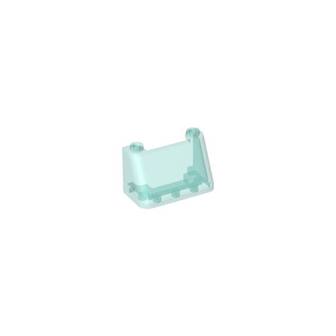 Lego Transparent Light Blue Windscreen X X Brick