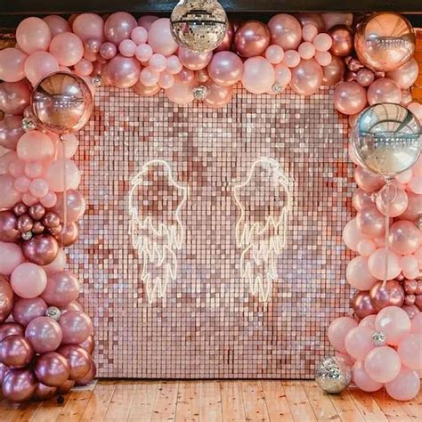 Painel M Gico Ouro Rose Shimmer Wall X M