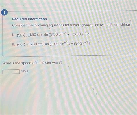 Solved Required Information Consider The Following Equations Chegg