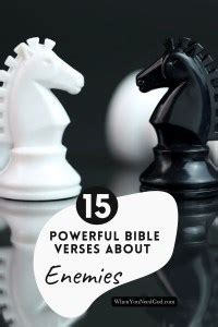 15 Powerful Bible Verses About Enemies (Dealing With Them) – When You ...