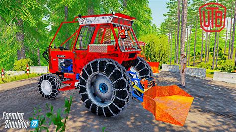 UTB 650 SAPA TROLIU LA PADURE FARMING SIMULATOR 22 YouTube