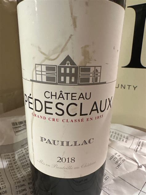 2020 Château Pedesclaux France Bordeaux Médoc Pauillac Cellartracker