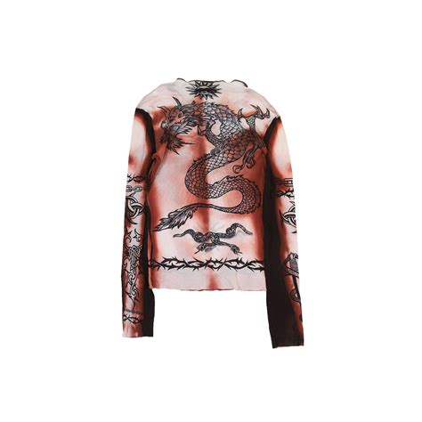 Jean Paul Gaultier Ss96 Safe Sex Forever Mesh Top Ākaibu Store