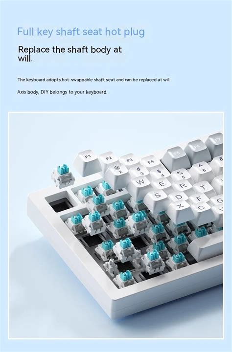 Rxstorm RX Lite Mechanical Keyboard Three Mode RGB Hot Swap Low Delay Wireless Gaming