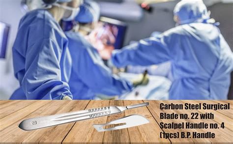 Euza Carbon Steel Surgical Blade No Pcs With Scalpel Handle No