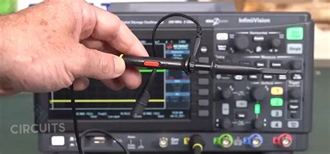 Oscilloscope Probe X1 X10 Difference Detection And Compensation Of