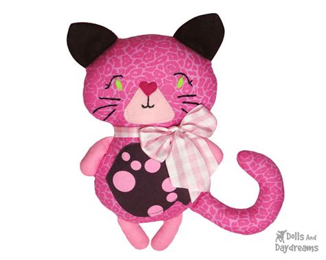 Cute Kitty Cat Sewing Pattern Out Today Dolls And Daydreams