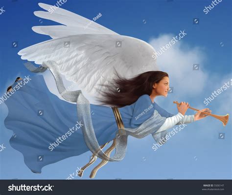 Angel Trumpet On Isolated On White Stock Photo 5500147 | Shutterstock