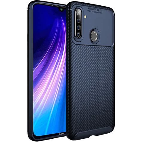 TheGiftKart Rugged Carbon Fibre Armor Back Cover Case For Xiaomi Mi