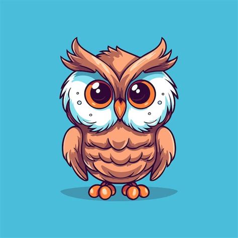 Premium Vector Cute Owl Cartoon Vector Illustration