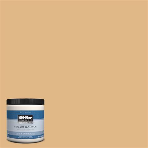 BEHR Premium Plus Ultra 8 Oz HDC CL 18 Cellini Gold Interior Exterior