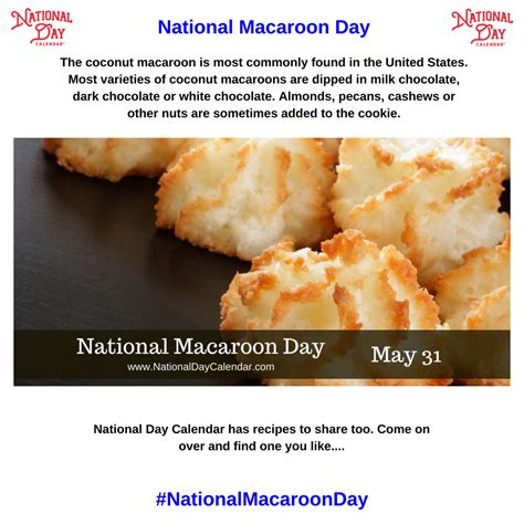 If You Like Coconut National Macaroon Day Is All For You And You