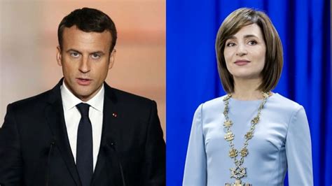 Mesajul Maiei Sandu Pentru Emmanuel Macron