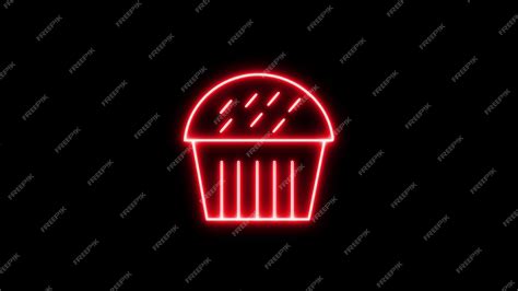 Premium Photo Colorful Cake Icon On A Black Color Abstract Background