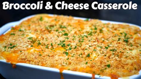 The Best Easy Delicious Broccoli And Cheese Casserole Recipe YouTube