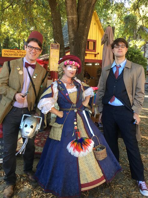 My 10 Doctor cosplay and an 11th Doctor I found at ren fair. : r/doctorwho