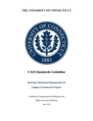 Fillable Online Aes Uconn Cad Standards Guideline Planning