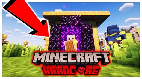 I WENT TO THE NETHER IN MINECRAFT HARDCORE YouTube