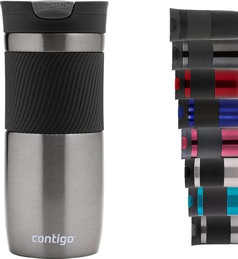 Contigo Byron Snapseal Taza de viaje taza térmica de acero inoxidable