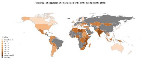 Global Corruption Report 2013 World S Biggest Countries For Bribes