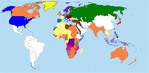 Image - World map 1900.PNG | Alternative History | FANDOM powered by Wikia