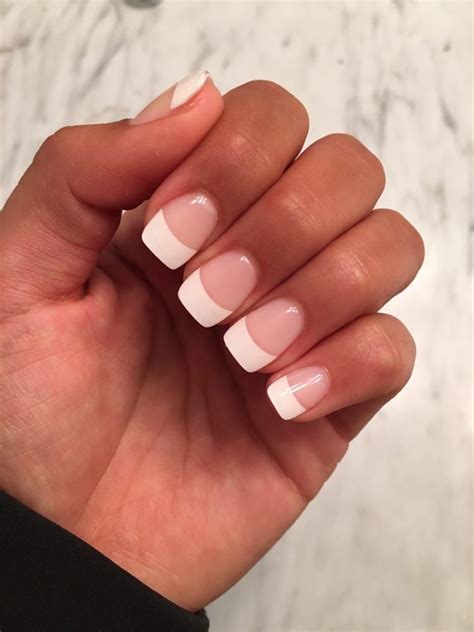 Fall Nail Inspo French Tip Square