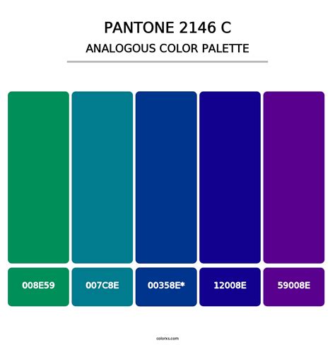 PANTONE 2146 C color palettes - colorxs.com