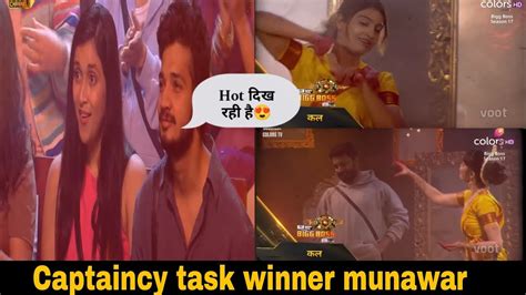 New Captaincy Task In Bigg Boss Munawar And Mannara Win The Task