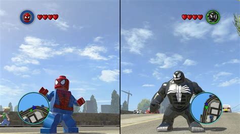 Lego Marvel Super Heroes Spider Man Vs Venom Coop Fight Free Roam