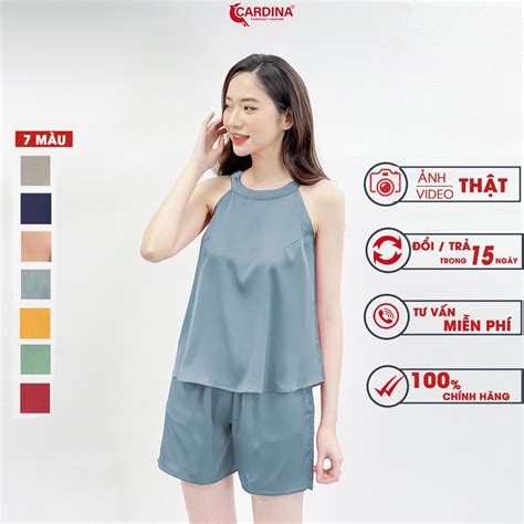 Đồ Bộ Nữ Chất Lụa Satin Nhật Cao Cấp Quần