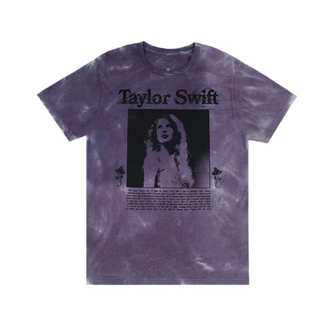 Speak Now Taylors Version Tracklist Purple Tie Dye T Shirt Taylor