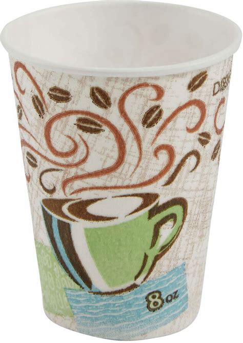 Dixie 5338cd 8 Oz Insulated Paper Hot Cups 1 000 Case