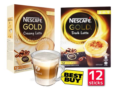 Nescafe Gold Dark Creamy Latte Nestle Instant Sticks Are You Dare