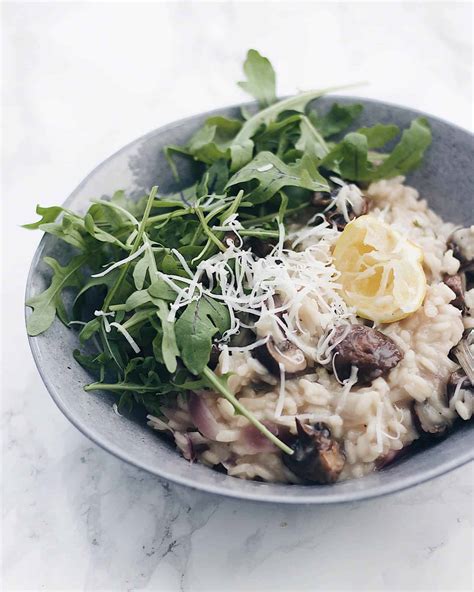 Vegan Roasted Mushroom Risotto Cupful Of Kale