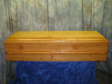 Caskets by Design: Solid Pine Wood Casket